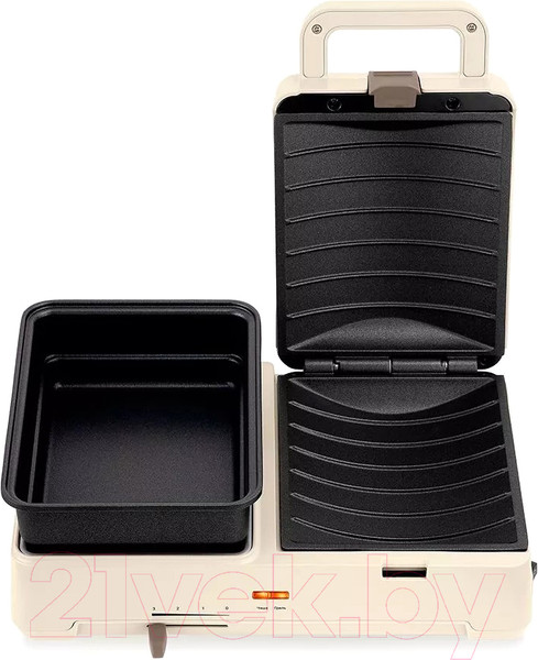 Изображение товара Сэндвичница Kitfort 2 в 1 KT-6061-2 (бежевый)