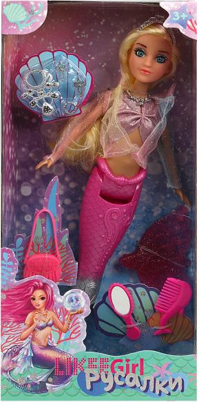 Изображение товара Кукла с аксессуарами Likee Girl Русалка / LGM-H1-03-BB