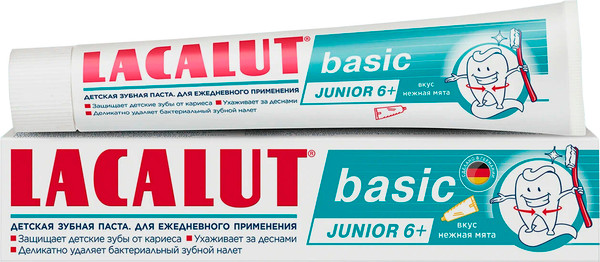 Изображение товара Зубная паста Lacalut Junior 6+ Нежная мята (60г)