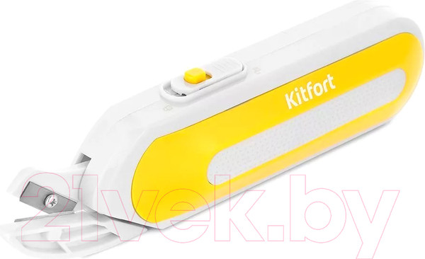 Изображение товара Ножницы электрические для шитья Kitfort KT-6045-1 (белый/желтый)
