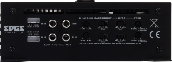 Изображение товара Автомобильный усилитель EDGE EDBX100.4-E1