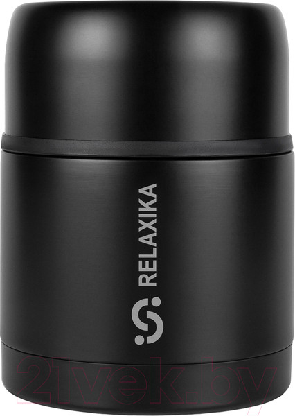 Изображение товара Термос для еды Relaxika 301 (500мл, черный)