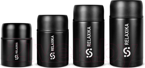 Изображение товара Термос для еды Relaxika 301 (500мл, черный)