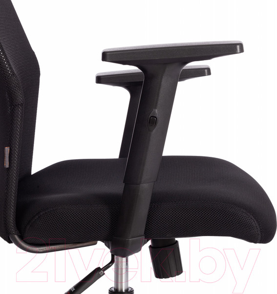 Изображение товара Кресло офисное Tetchair Practic Plt кожзам/ткань (черный)