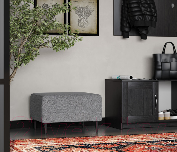 Изображение товара Пуф Mio Tesoro Тайвас (Twist 20 темно-серый)