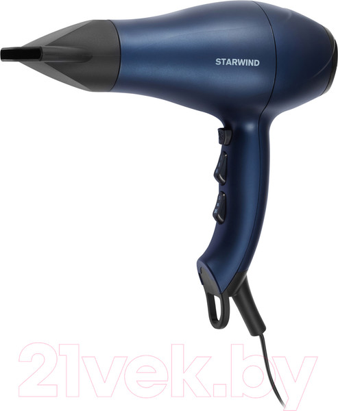 Изображение товара Профессиональный фен StarWind SHD 6062 (черный/синий)