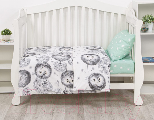 Изображение товара Комплект постельный для малышей АртПостель Ежата 922
