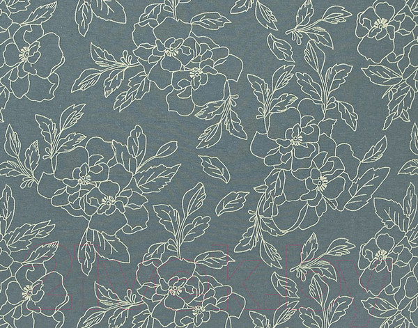 Изображение товара Простыня АртПостель На резинке Цветы зеленые 252 (120x200x20)