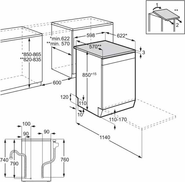 Изображение товара Посудомоечная машина Electrolux ESM48310SW