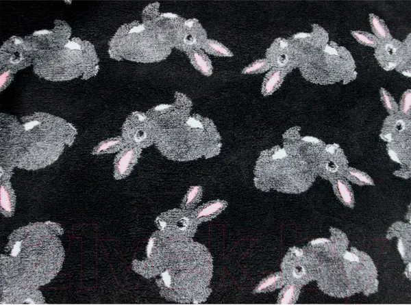 Изображение товара Подстилка для животных Profleece Кролики PF025 (черный/серый/розовый)