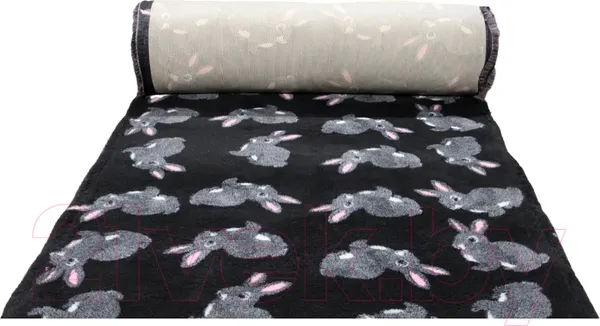 Изображение товара Подстилка для животных Profleece Кролики PF025 (черный/серый/розовый)