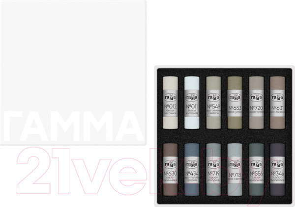 Изображение товара Набор сухой пастели ГАММА 108202312 (12цв)