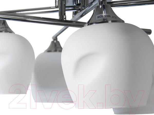 Изображение товара Люстра Элетех 21271-7/6 НПБ 01-6х60-118 Е27 / 1005405264 (хром)