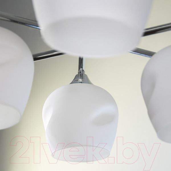 Изображение товара Люстра Элетех 21271-7/6 НПБ 01-6х60-118 Е27 / 1005405264 (хром)