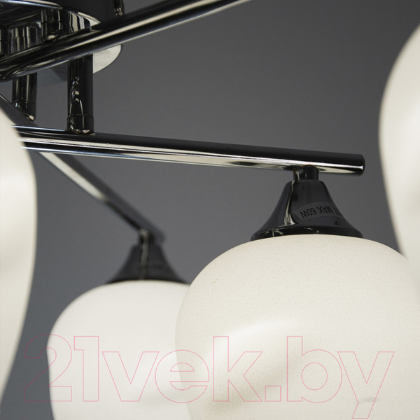 Изображение товара Люстра Элетех 21271-7/6 НПБ 01-6х60-118 Е27 / 1005405264 (хром)