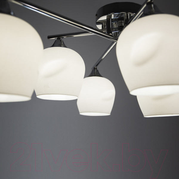 Изображение товара Люстра Элетех 21271-7/6 НПБ 01-6х60-118 Е27 / 1005405264 (хром)