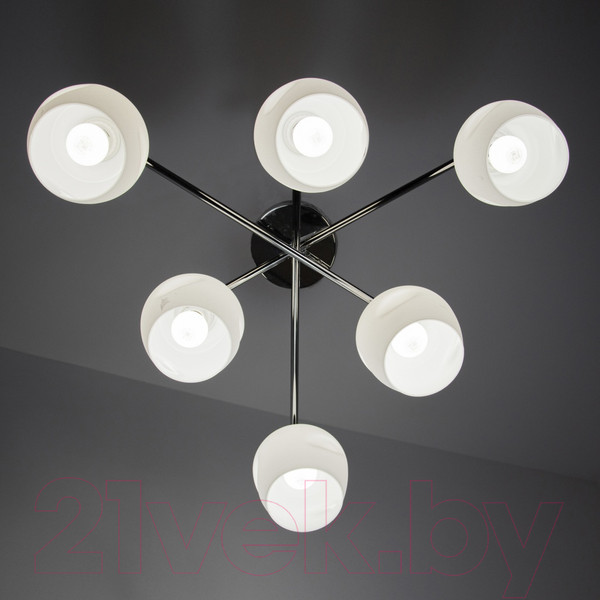 Изображение товара Люстра Элетех 21271-7/6 НПБ 01-6х60-118 Е27 / 1005405264 (хром)