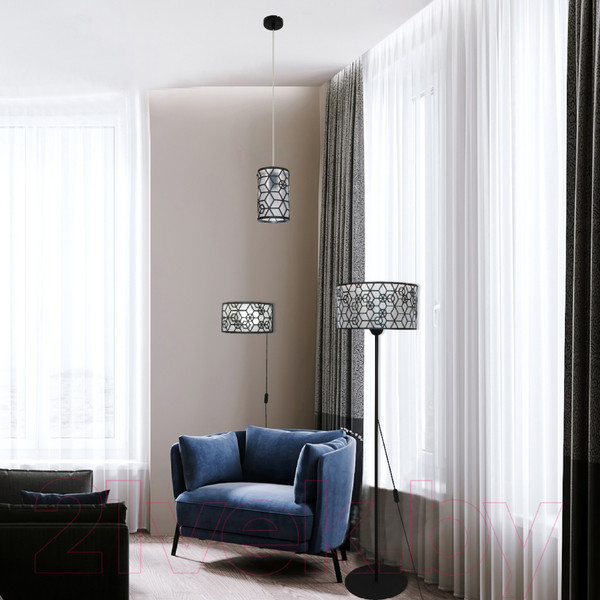 Изображение товара Бра Элетех Нордика 250x140 НББ 06-40 М42 / 1005405244 (черный муар)