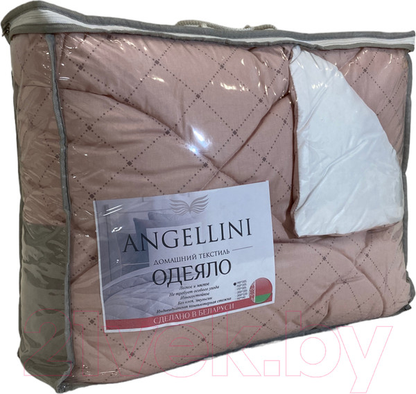 Изображение товара Одеяло Angellini Дуэт 8с015дб (150x205, пудровый)