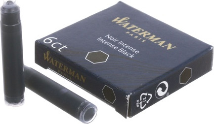 Изображение товара Чернила для перьевой ручки Waterman International / S0110940 (6шт, черный)