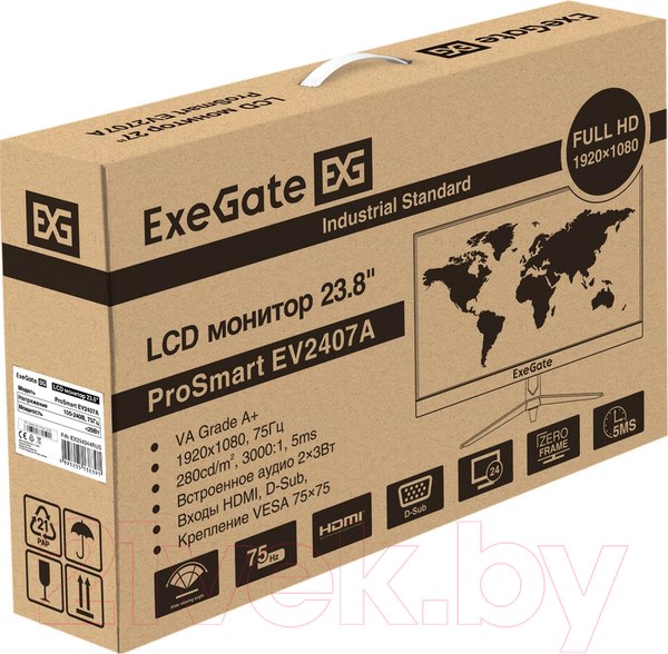 Изображение товара Монитор ExeGate ProSmart EV2407A (EX294344RUS)
