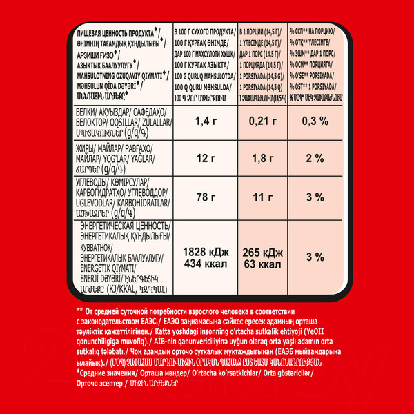 Изображение товара Кофейный напиток Nescafe 3в1 Классик (20x14.5г)