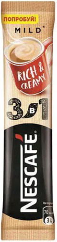 Изображение товара Кофейный напиток Nescafe 3в1 Мягкий (20x14.5г)