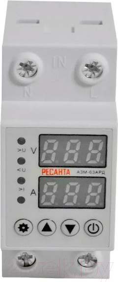 Изображение товара Реле напряжения Ресанта АЗМ-63АРД (61/22/31)