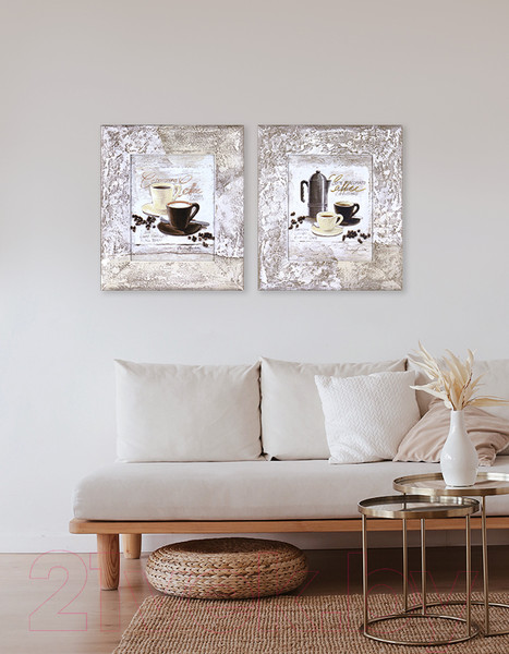 Изображение товара Картина Декарт Утренний бодрящий кофе 8Л0395 (в раме)