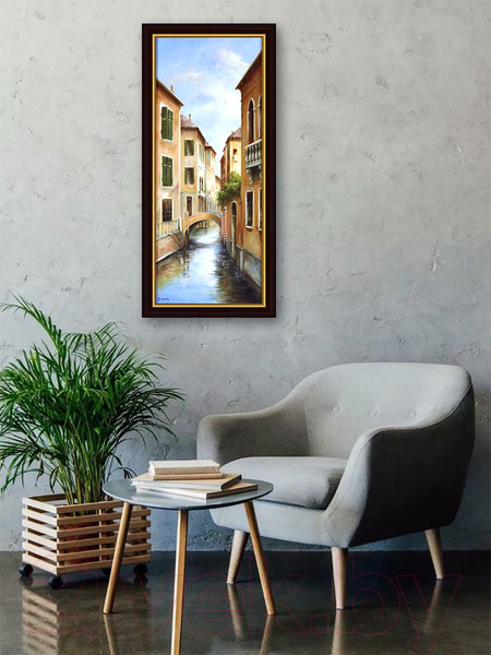 Изображение товара Картина Декарт Венеция каналы 8Л2443 (в раме)