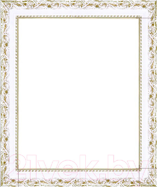 Изображение товара Рамка Декарт 40x50 8Л3323 (белый с золотом)