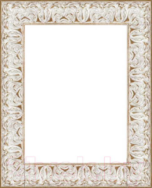 Изображение товара Рамка Декарт 40x50 8Л3716 (белый с золотом)
