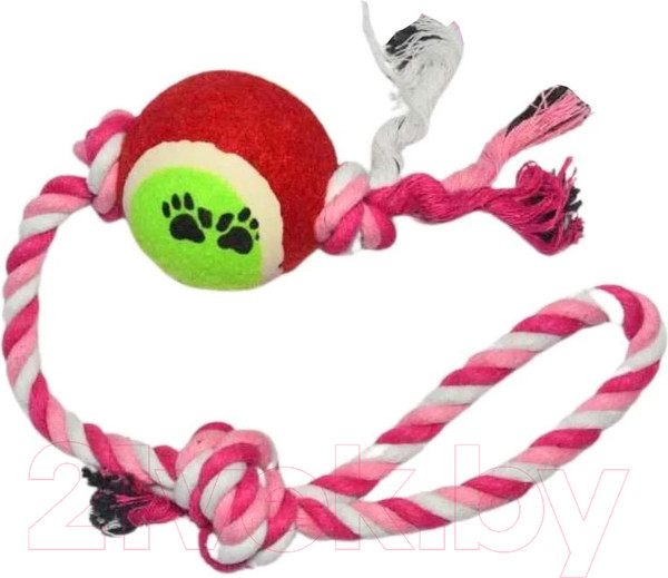 Изображение товара Игрушка для собак Ekia Мяч с канатом TYB17