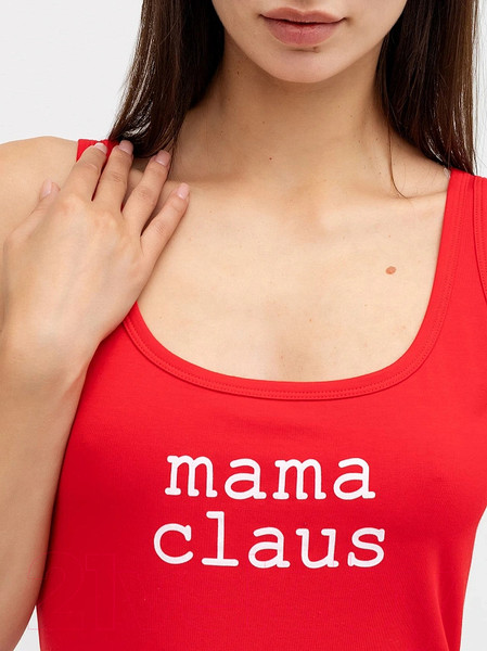 Изображение товара Пижама Mark Formelle 442202 (р.164/170-88-94, красный/красная клеточка виши)