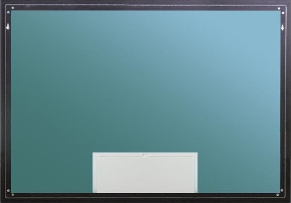 Изображение товара Зеркало Континент Meridian Black Led 100x70 (с бесконтактным сенсором)