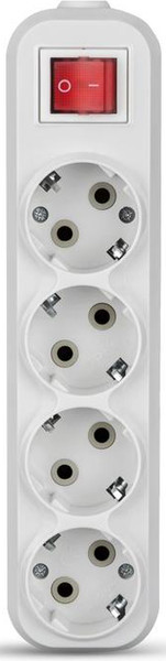 Изображение товара Колодка удлинителя Tokov Electric TKE-C01-KU4-ZV (белый)