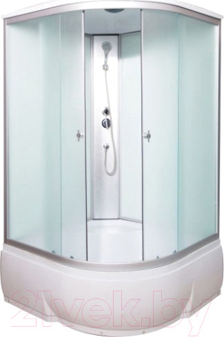 Изображение товара Душевая кабина Водный мир ВМ-8819 120x120 (белый/матовое стекло)