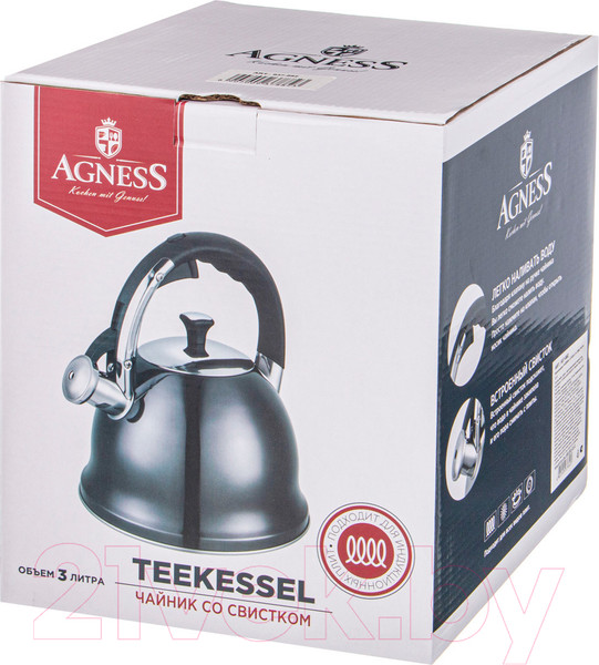 Изображение товара Чайник со свистком Agness 937-882