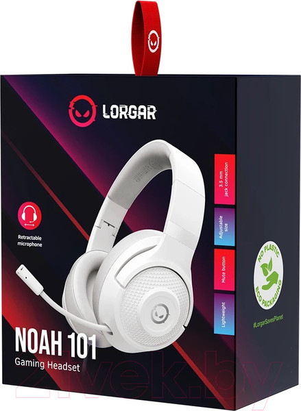 Изображение товара Наушники-гарнитура Lorgar Noah 101 / LRG-GHS101W