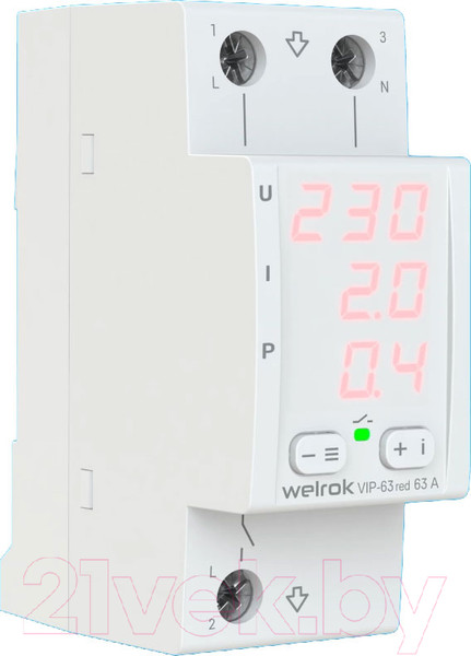 Изображение товара Реле напряжения Welrok VIP-63 (красный)
