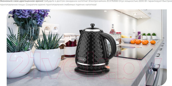 Изображение товара Электрочайник Zelmer ZCK7635B
