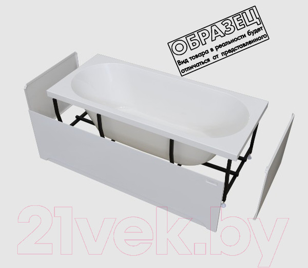 Изображение товара Ванна акриловая Radomir Вальс 190x90 / 1-01-4-0-1-194К