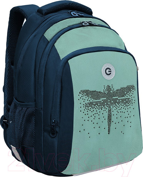 Изображение товара Школьный рюкзак Grizzly RG-461-1 (синий/мятный)