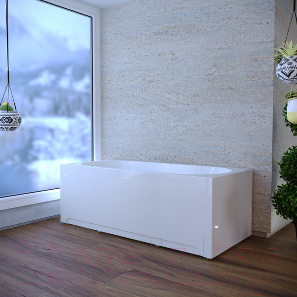 Изображение товара Экран для ванны Radomir Вальс 200x100 R / 1-31-0-2-0-195 (торцевой)