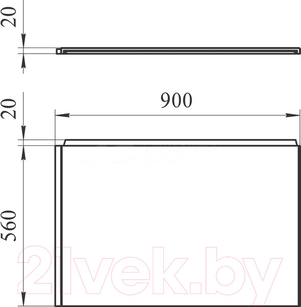 Изображение товара Экран для ванны Radomir Прованс 170x90 L / 1-31-0-1-0-187 (торцевой)
