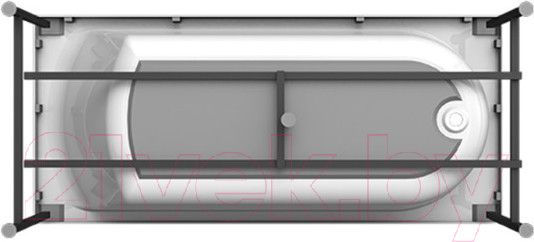 Изображение товара Ванна акриловая Radomir Николь 180x80 / 2-01-0-0-1-210Р (с каркасом)
