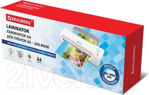 Изображение товара Ламинатор Brauberg Silver Max A4 / 532624