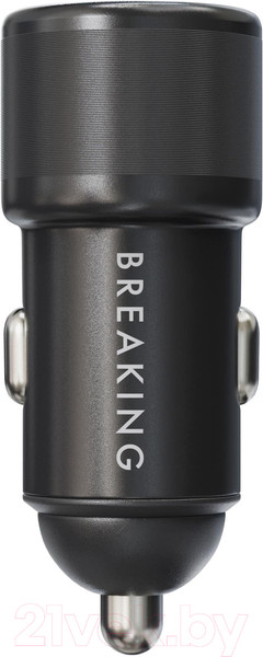 Изображение товара Адаптер питания автомобильный Breaking А01 2USB-A / 23174 (черный)