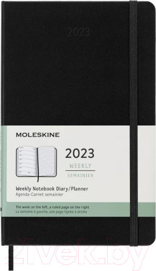 Изображение товара Еженедельник Moleskine Classic WKNT Large / DHB12WN3 (черный)