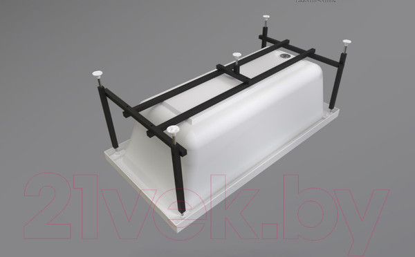 Изображение товара Ванна акриловая Radomir Джоанна 140x70 / 2-01-0-0-1-252Р (с каркасом)